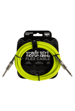 Ernie Ball Ernie Ball Flex Instrument Cable Straight to Straight 10', Green