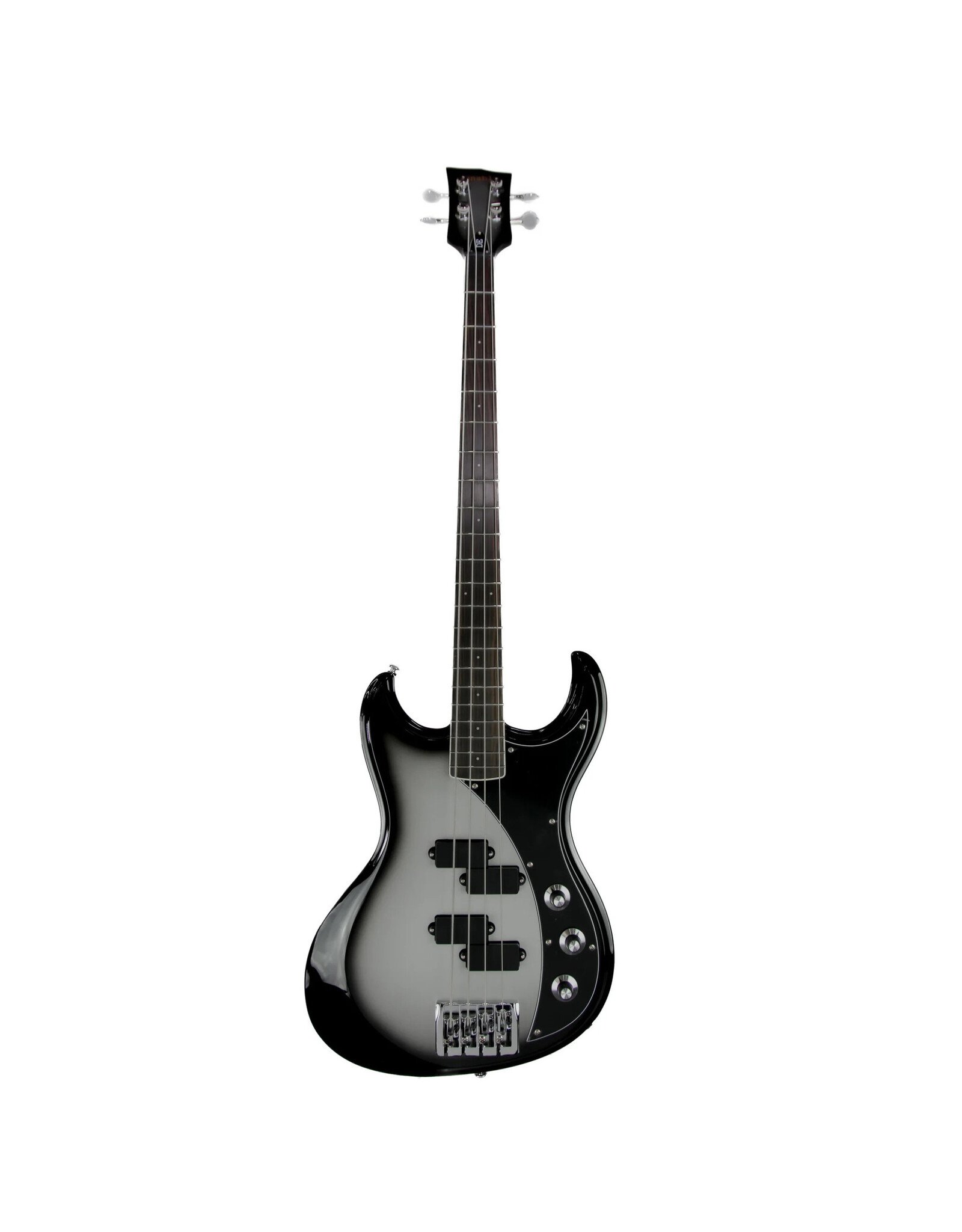 Dunable Dunable Gnarwhal DE Bass, Silverburst, w/Dunable Gig Bag