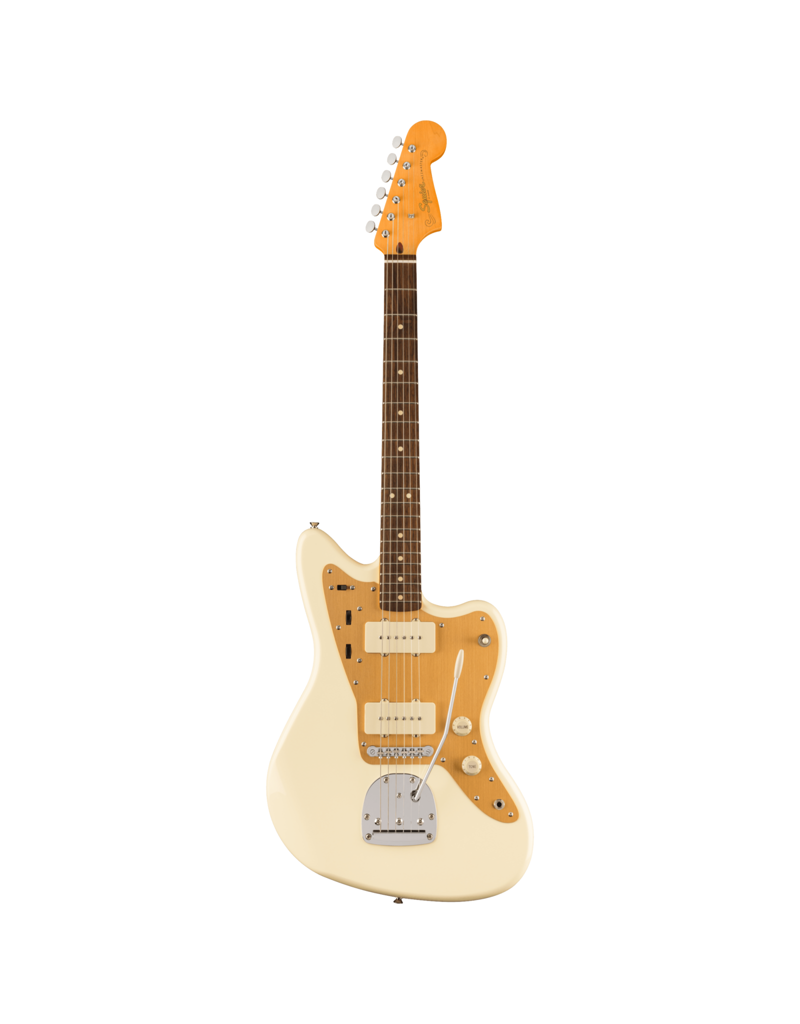 Squier Squier J Mascis Jazzmaster, Vintage White, Laurel FB
