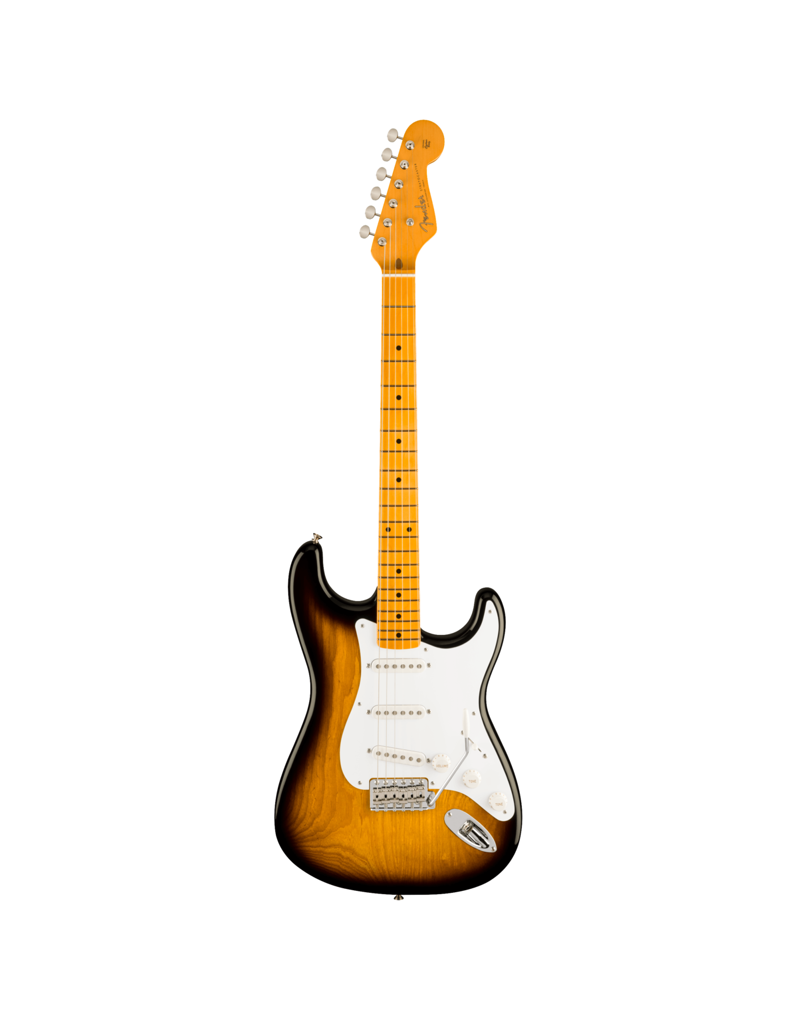 Fender Fender 70th Anniversary American Vintage II 1954 Stratocaster, 2-Color Sunburst w/ Vintage-Style Tweed Case