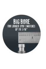 Barefoot Buttons Barefoot Buttons V1 Big Bore Silver