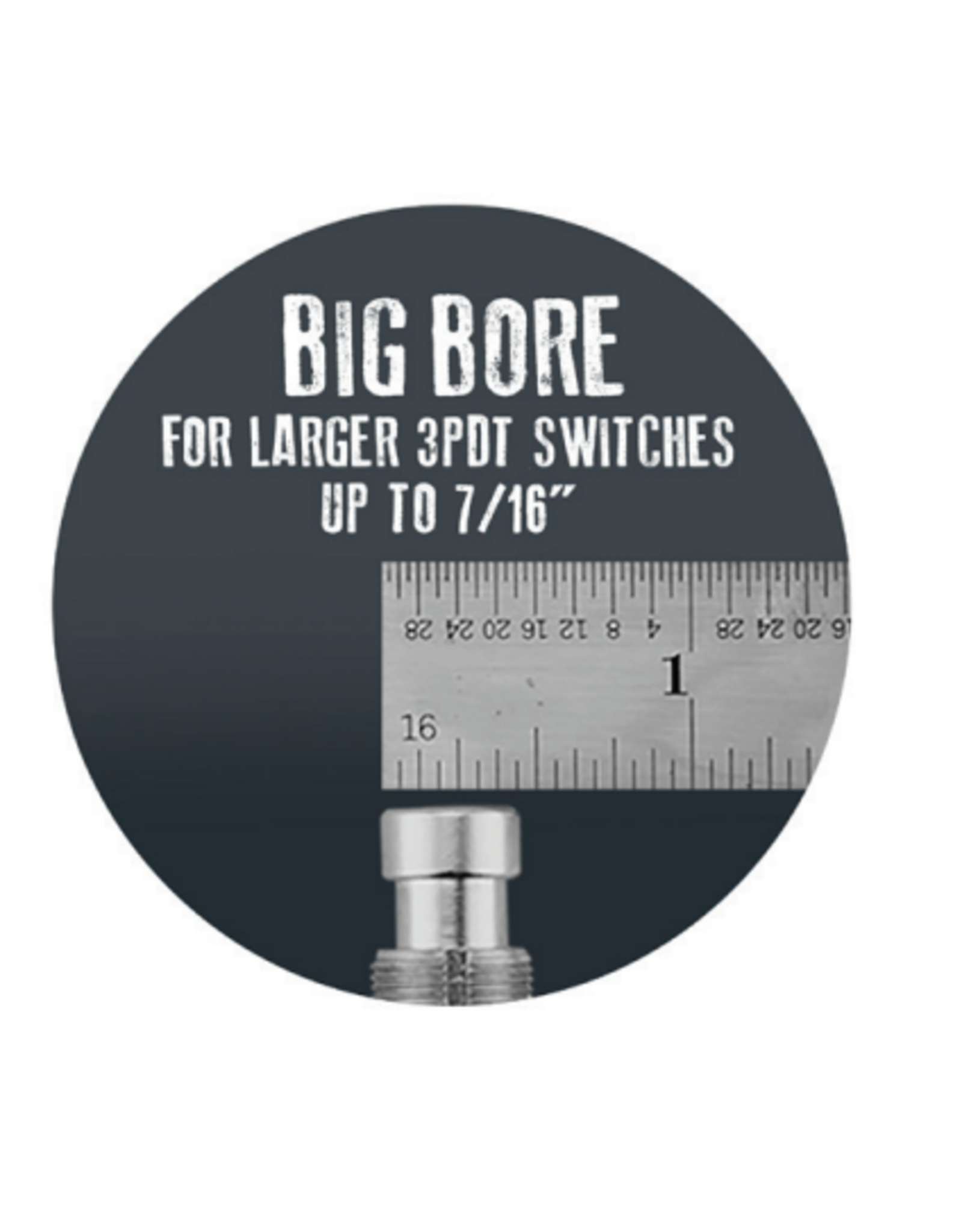 Barefoot Buttons Barefoot Buttons V1 Big Bore Silver