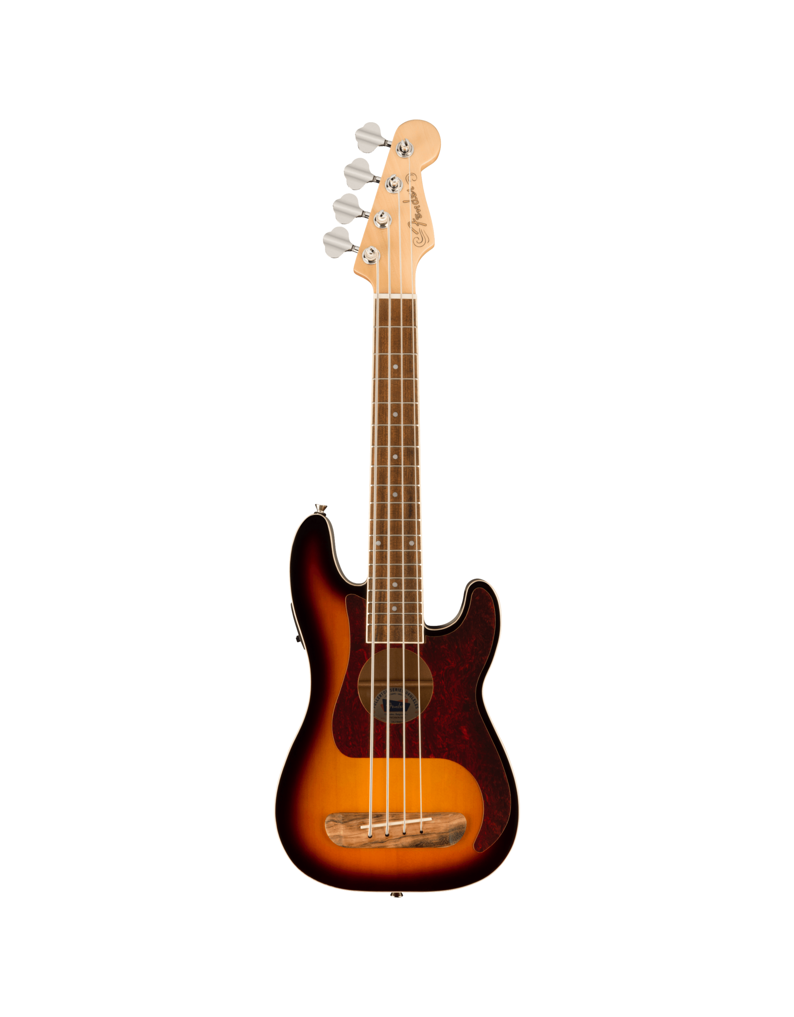 Fender Fender  Fullerton Precision Bass Uke, Tortoiseshell Pickguard, 3-Color Sunburst