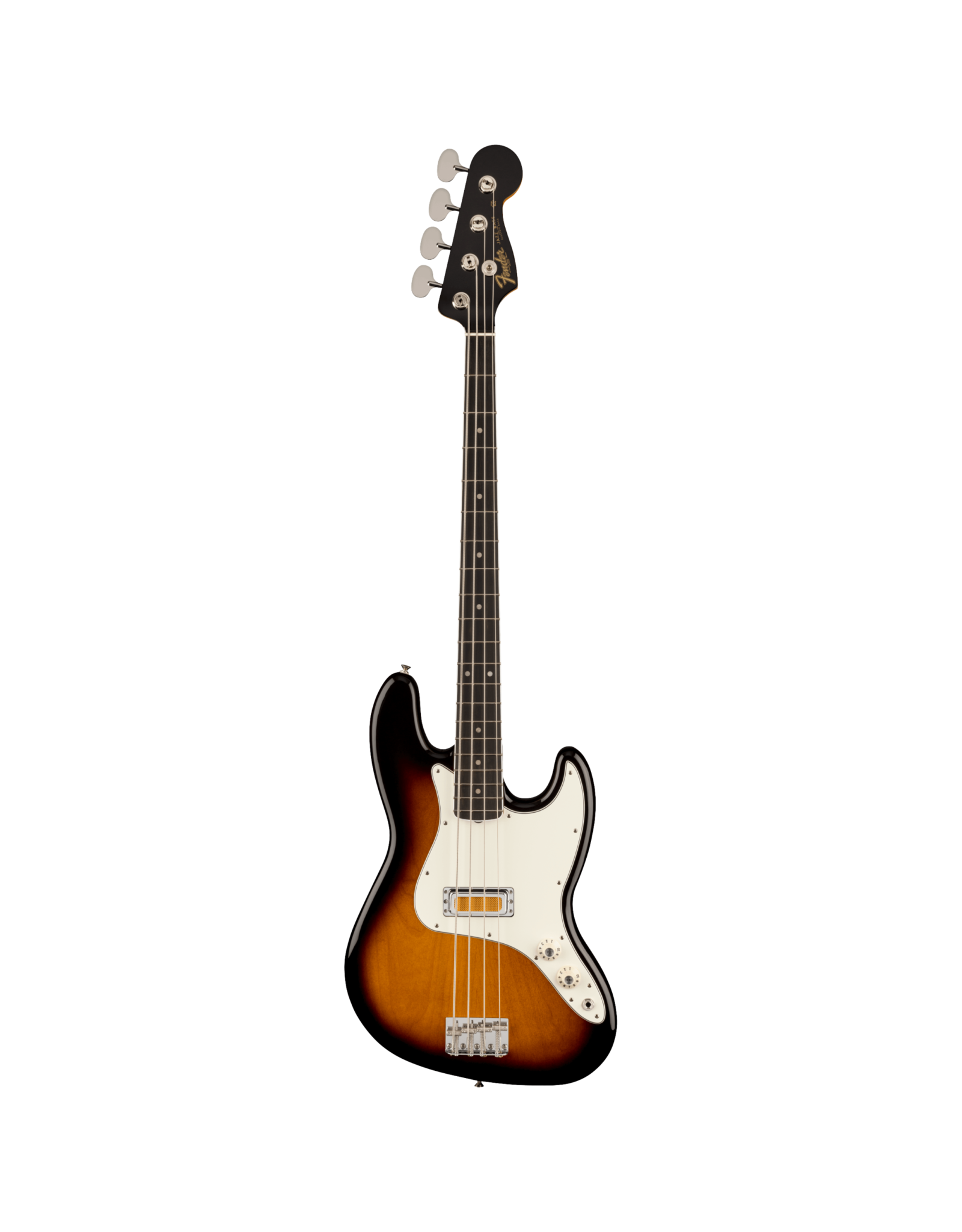 Fender Fender Gold Foil Jazz Bass, Ebony Fingerboard, 2-Color Sunburst w/Gig Bag