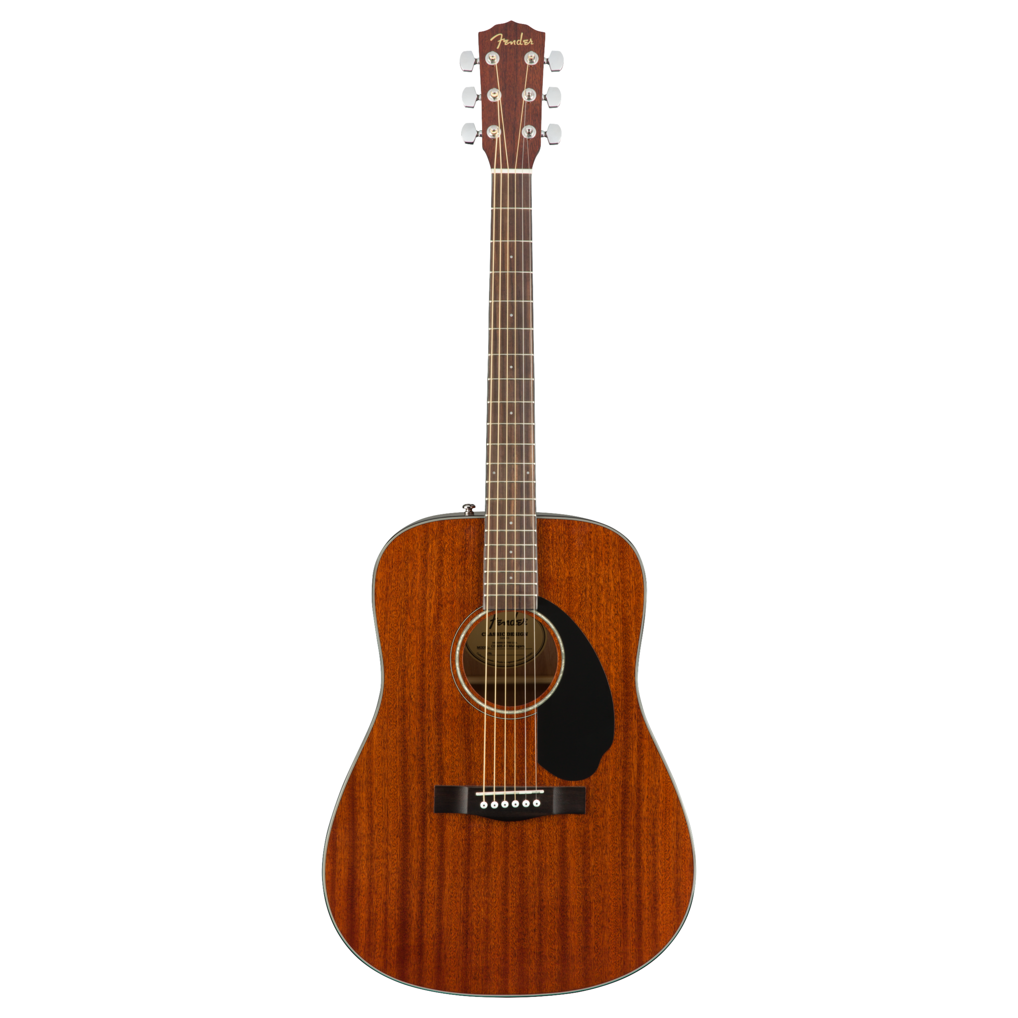 Fender CD-60S Dreadnought, All-Mahogany, Walnut Fingerboard - Twin 