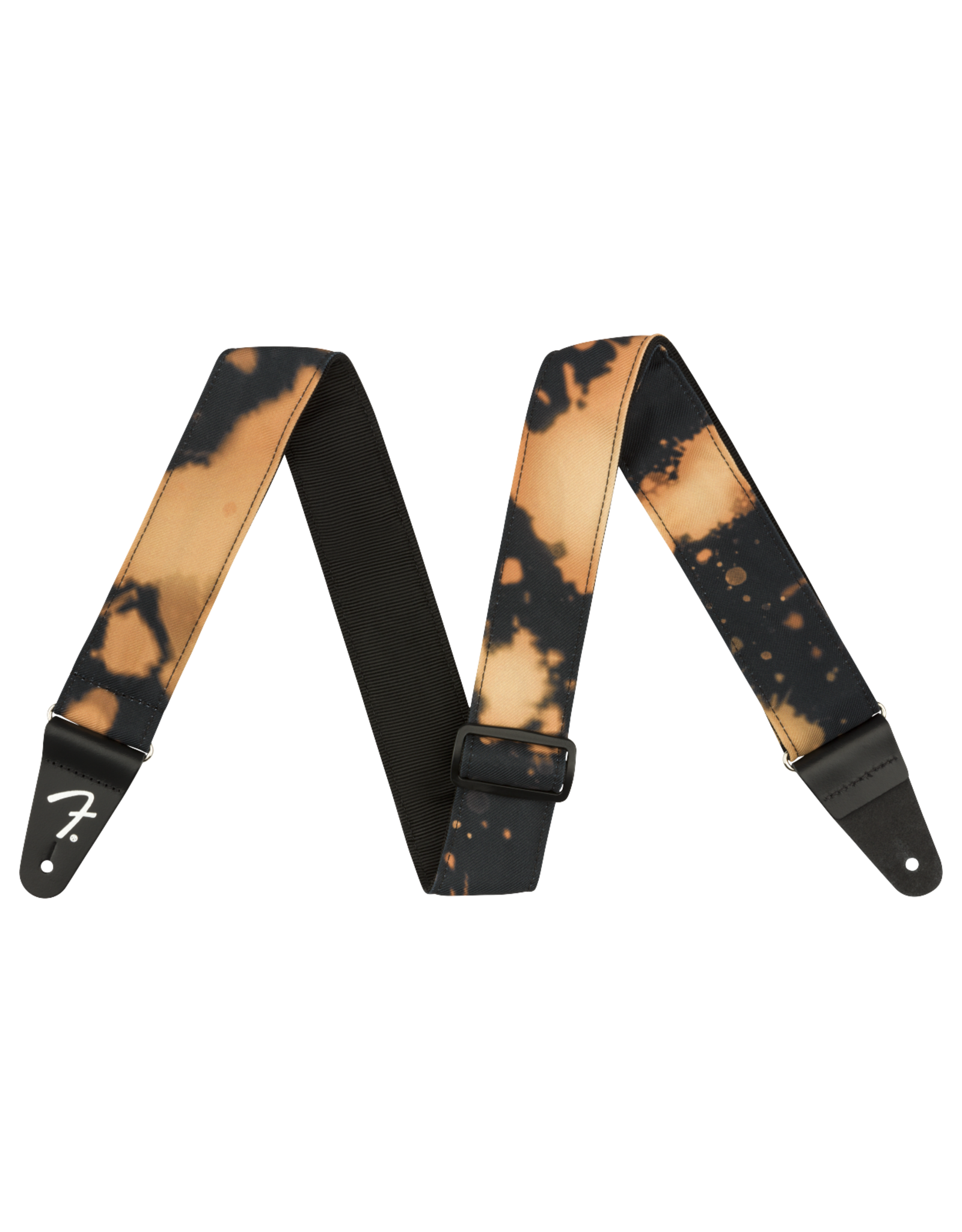 Fender Fender Tie Dye Acid Wash Strap, Black, 2"