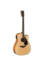 Yamaha Yamaha FGX820C Acoustic-Electric Cutaway Folk Guitar, Natural