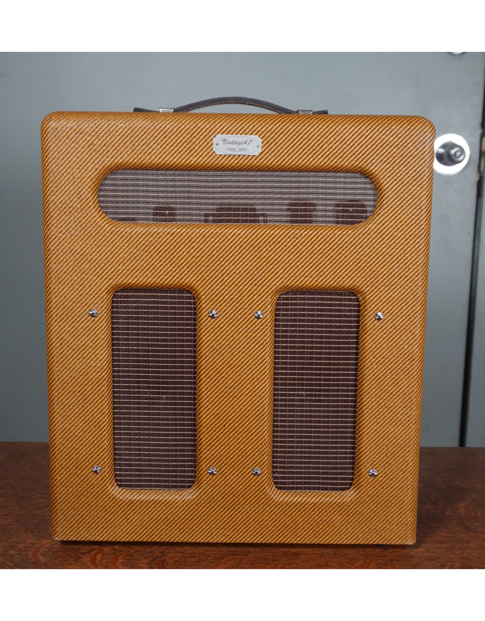 Vintage 47 Vintage 47 Amps Twin Supreme Combo Amp, Tweed w/ Tolex Stripe, Used