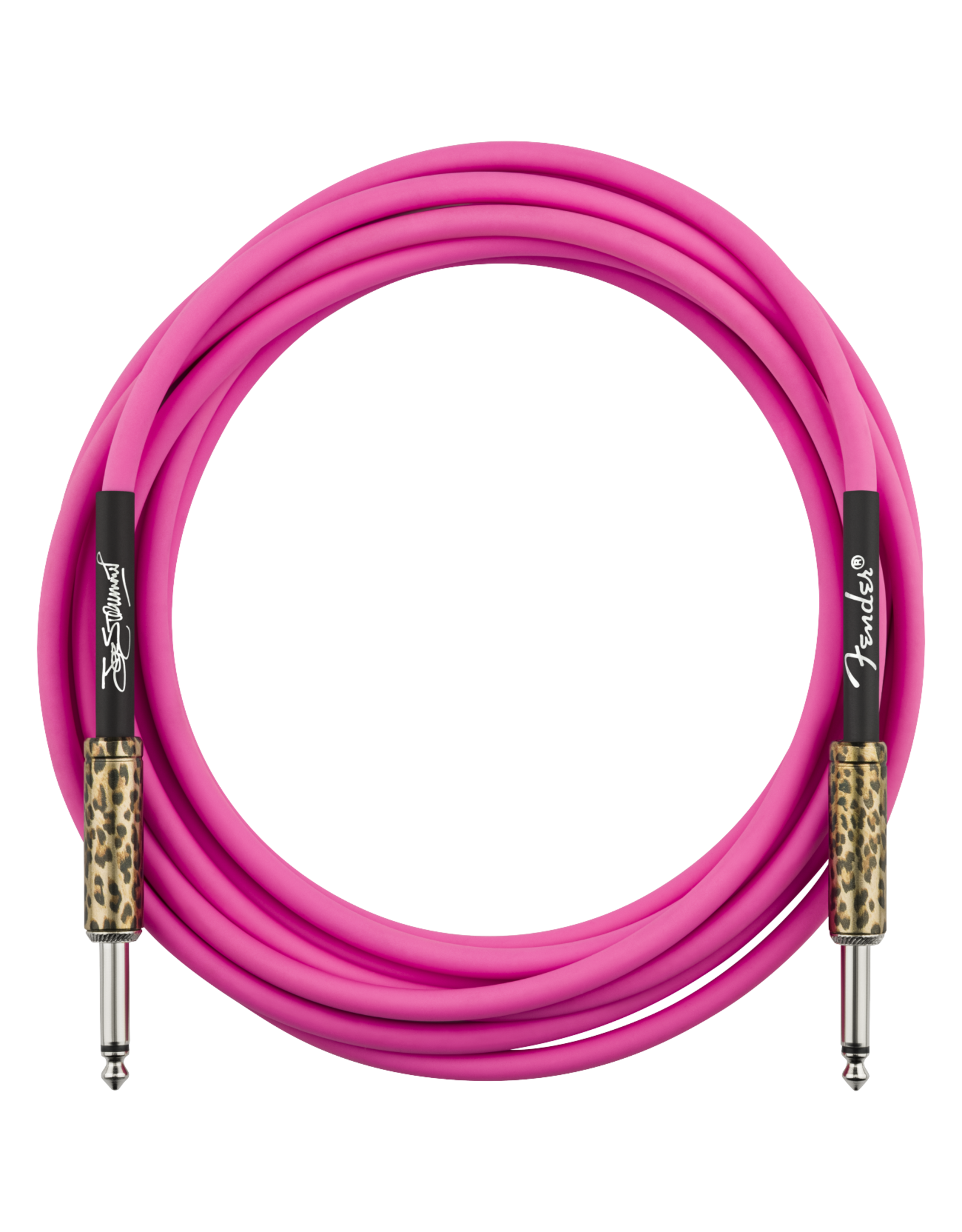 Fender Fender Joe Strummer 13' Instrument Cable, Pink Leopard