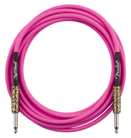 Fender Fender Joe Strummer 13' Instrument Cable, Pink Leopard
