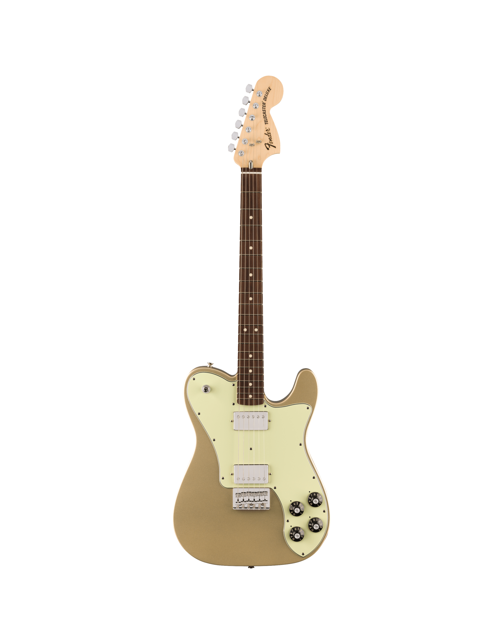 Fender Fender Chris Shiflett Telecaster Deluxe, Rosewood Fingerboard, Shoreline Gold w/ HSC