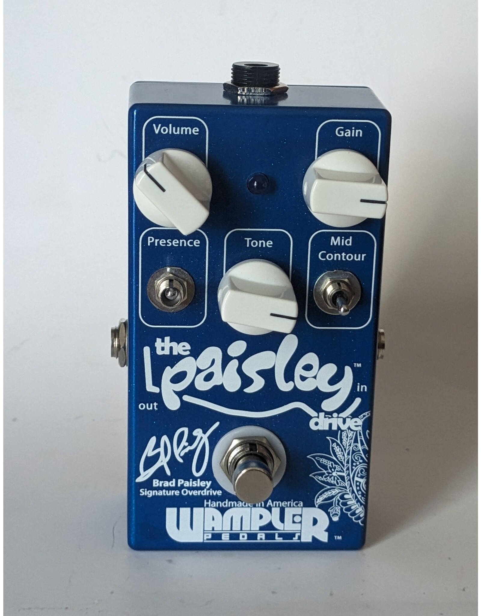 Wampler The Paisley Brad Paisley Signature Overdrive w/ Box, Used