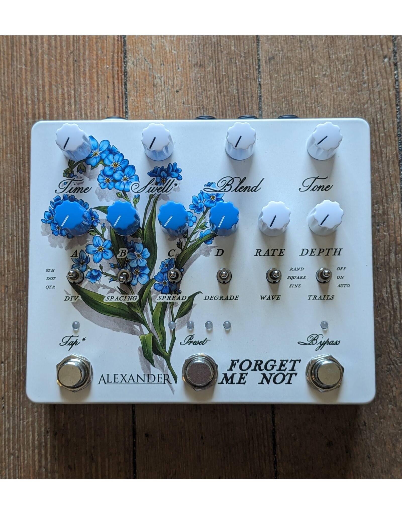 Alexander Pedals Alexander Pedals Forget Me Not, Stereo Multi-Tap Delay