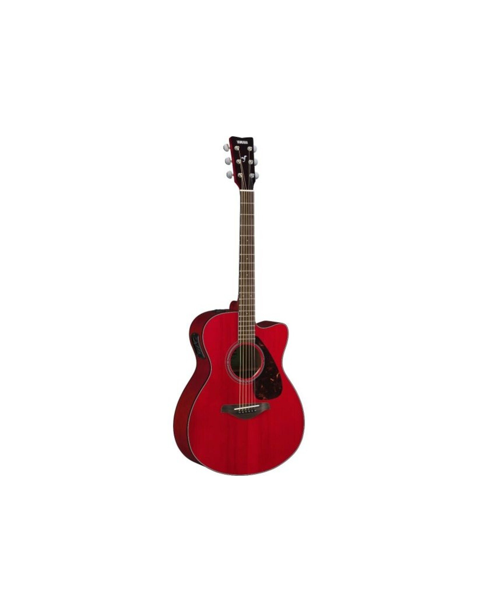 Yamaha Yamaha FSX800C Small Body Acoustic Electric Guitar, Ruby Red