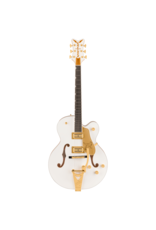 Gretsch Gretsch Falcon Hollow Body with String-Thru Bigsby and Gold Hardware, Ebony Fingerboard, White w/ HSC