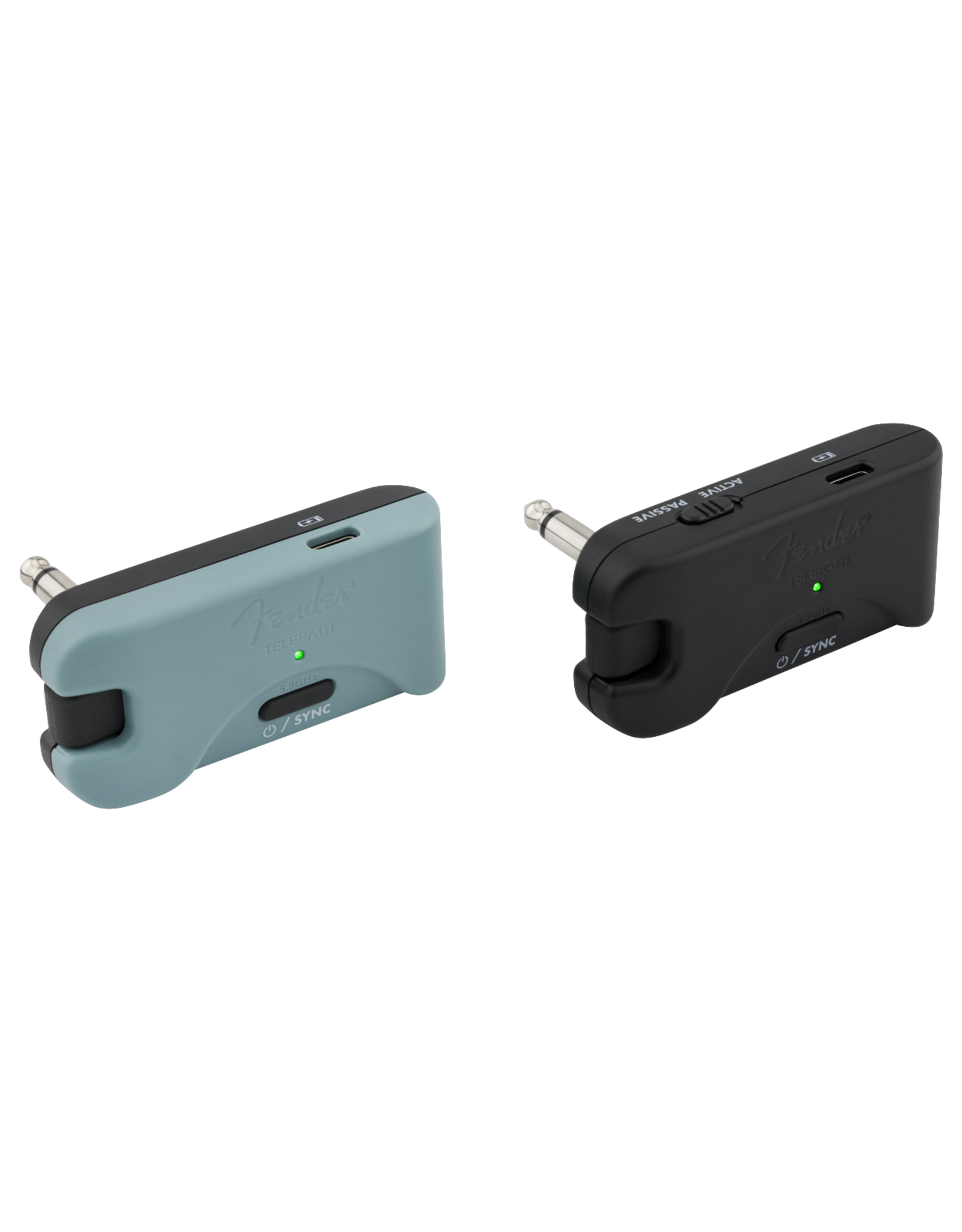 Fender Telepath Wireless System, Mystic Ice Blue and Black
