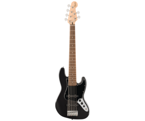 Squier Affinity Series Jazz Bass VI, Laurel Fingerboard, Black