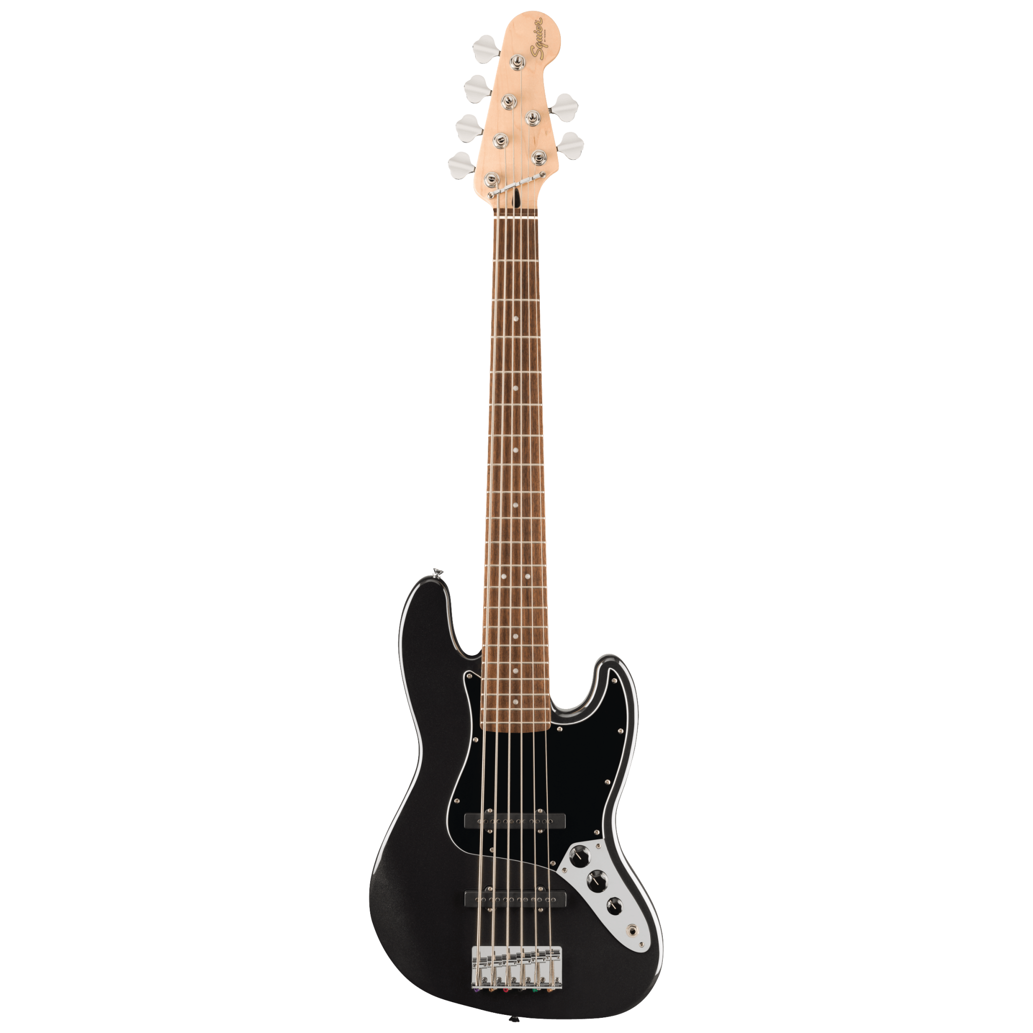 Squier Affinity Series Jazz Bass VI, Laurel Fingerboard, Black