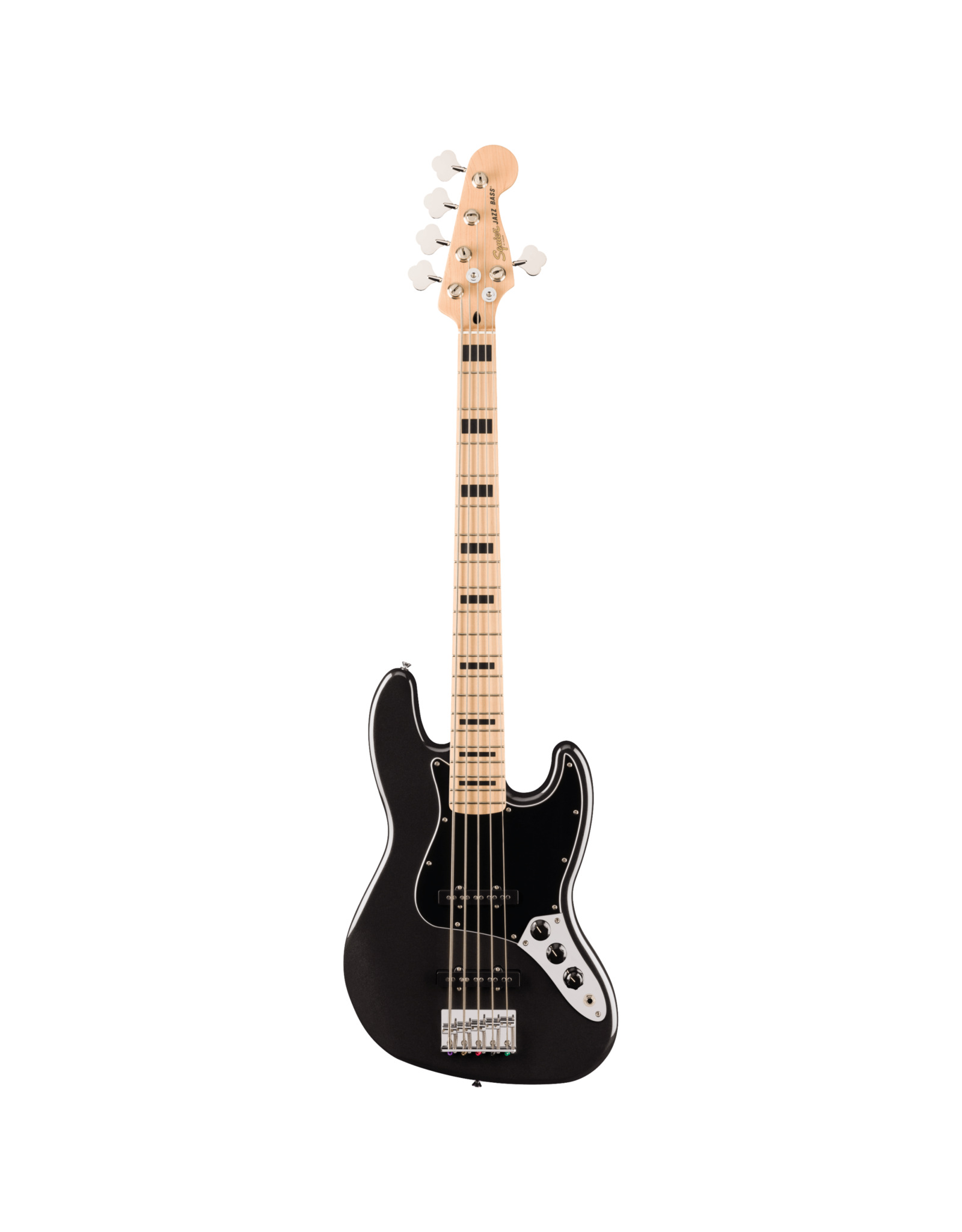 Squier Squier Affinity Series Active Jazz Bass V, Black Metallic