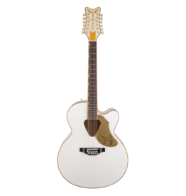 Gretsch Gretsch G5022CWFE-12 Rancher Falcon Jumbo 12-String Cutaway Electric, Fishman Pickup System, White