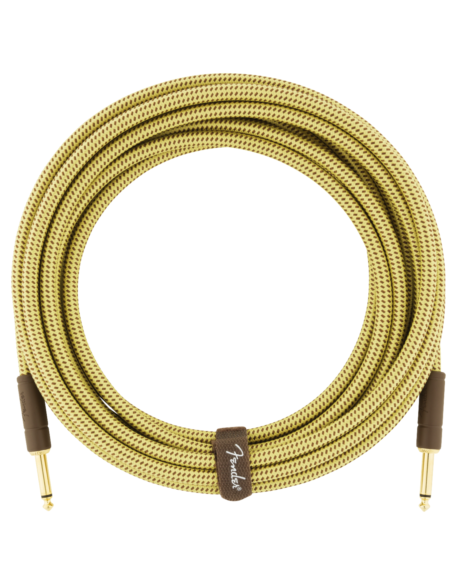 Fender Fender Deluxe Series Instrument Cable, Straight/Straight, 10', Tweed