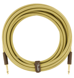 Fender Fender Deluxe Series Instrument Cable, Straight/Straight, 10', Tweed