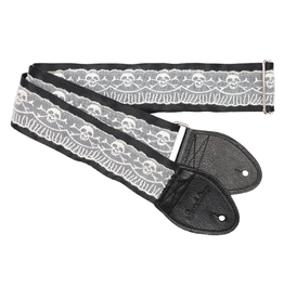 Souldier Souldier Straps GS0246 - Skull Lace White Guitar Strap