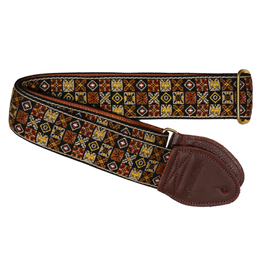 Souldier Souldier Woodstock Gold, Vintage Fabric Guitar Strap
