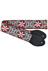 Souldier Souldier Dresden Star Red, Vintage Fabric Guitar Strap