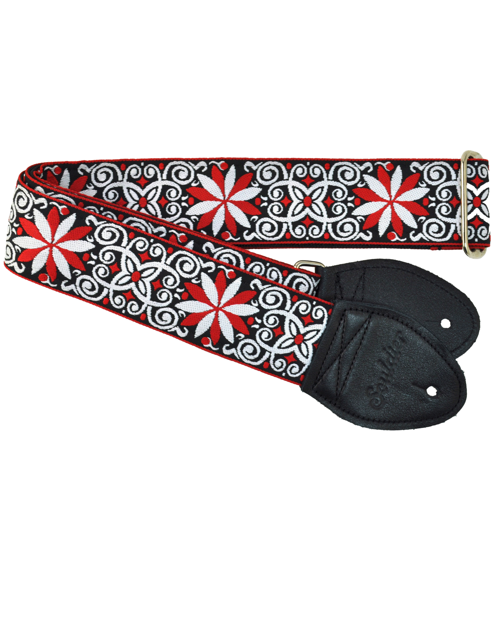 Souldier Souldier Dresden Star Red, Vintage Fabric Guitar Strap