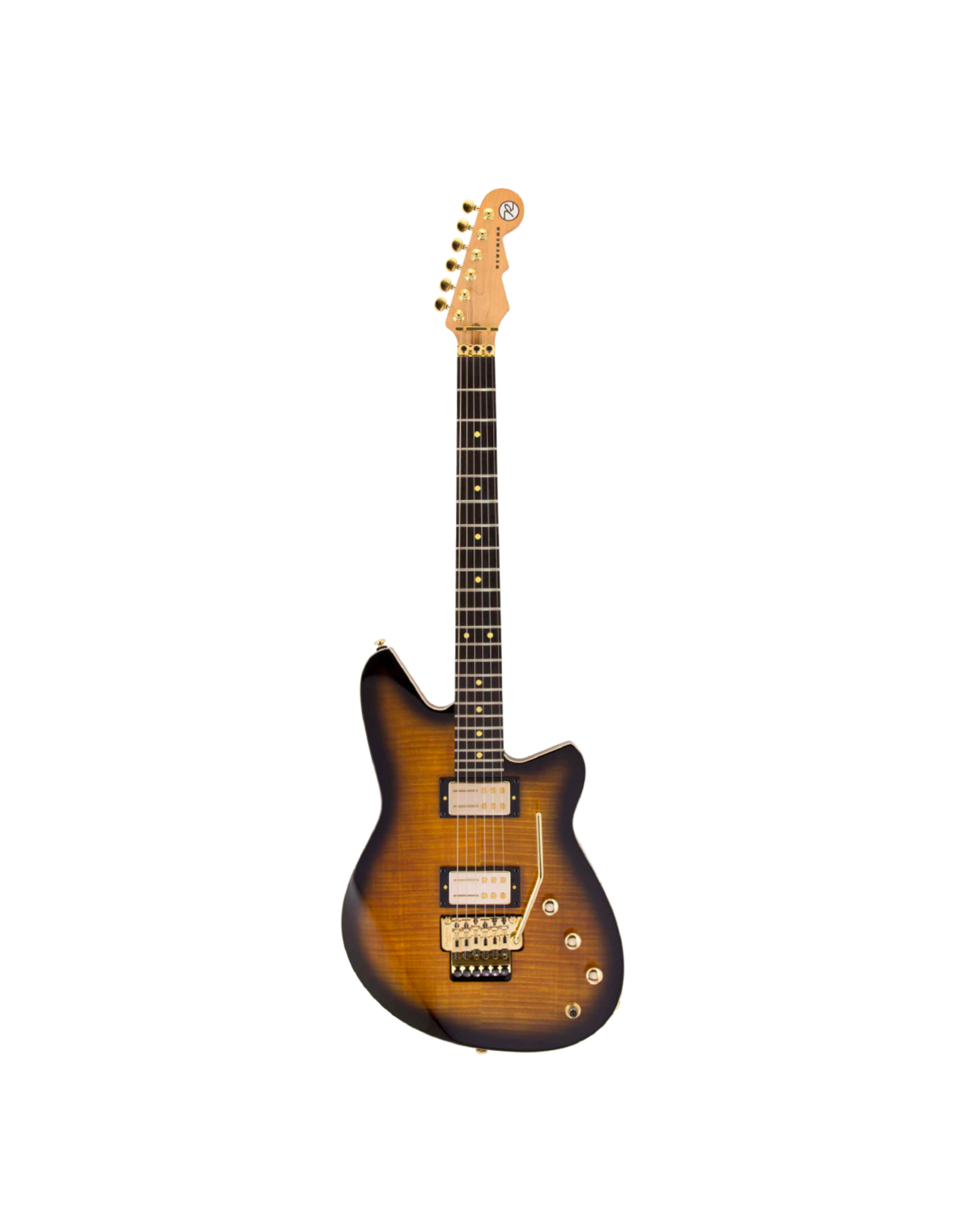 Reverend Reverend Kingbolt RA Floyd Rose Electric Guitar, Coffee Burst Flame Maple