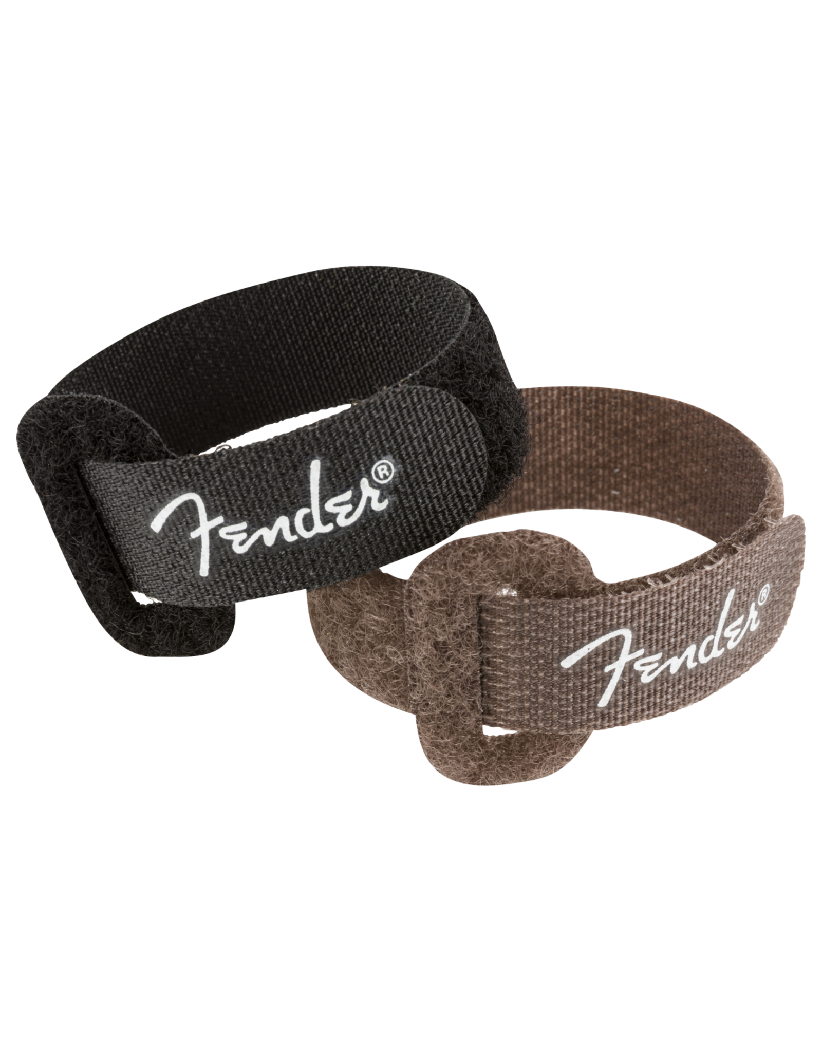Fender Fender Cable Ties, 7", Black and Brown