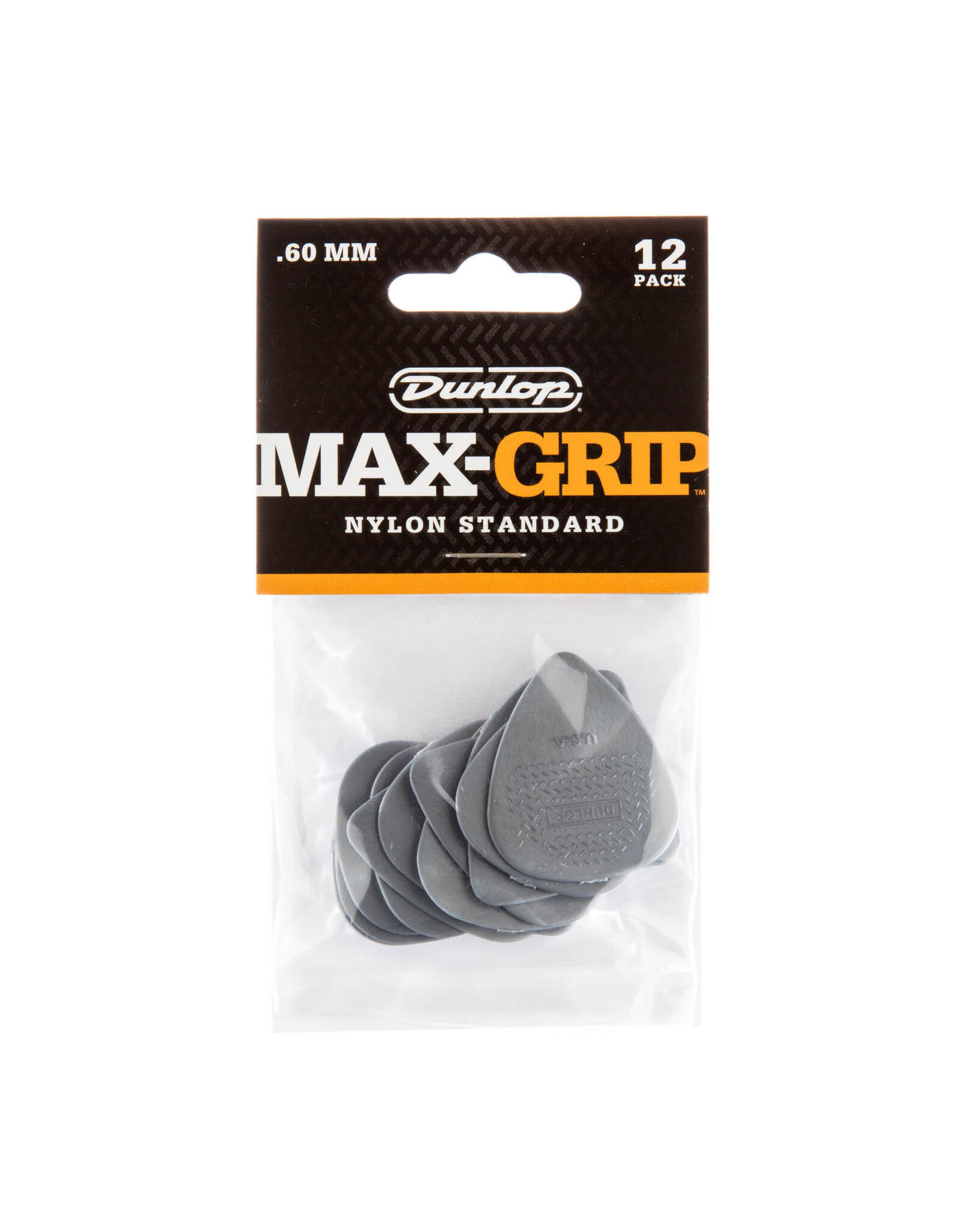 Dunlop Dunlop Max-Grip Nylon Standard Pick, 0.60mm Player Pack