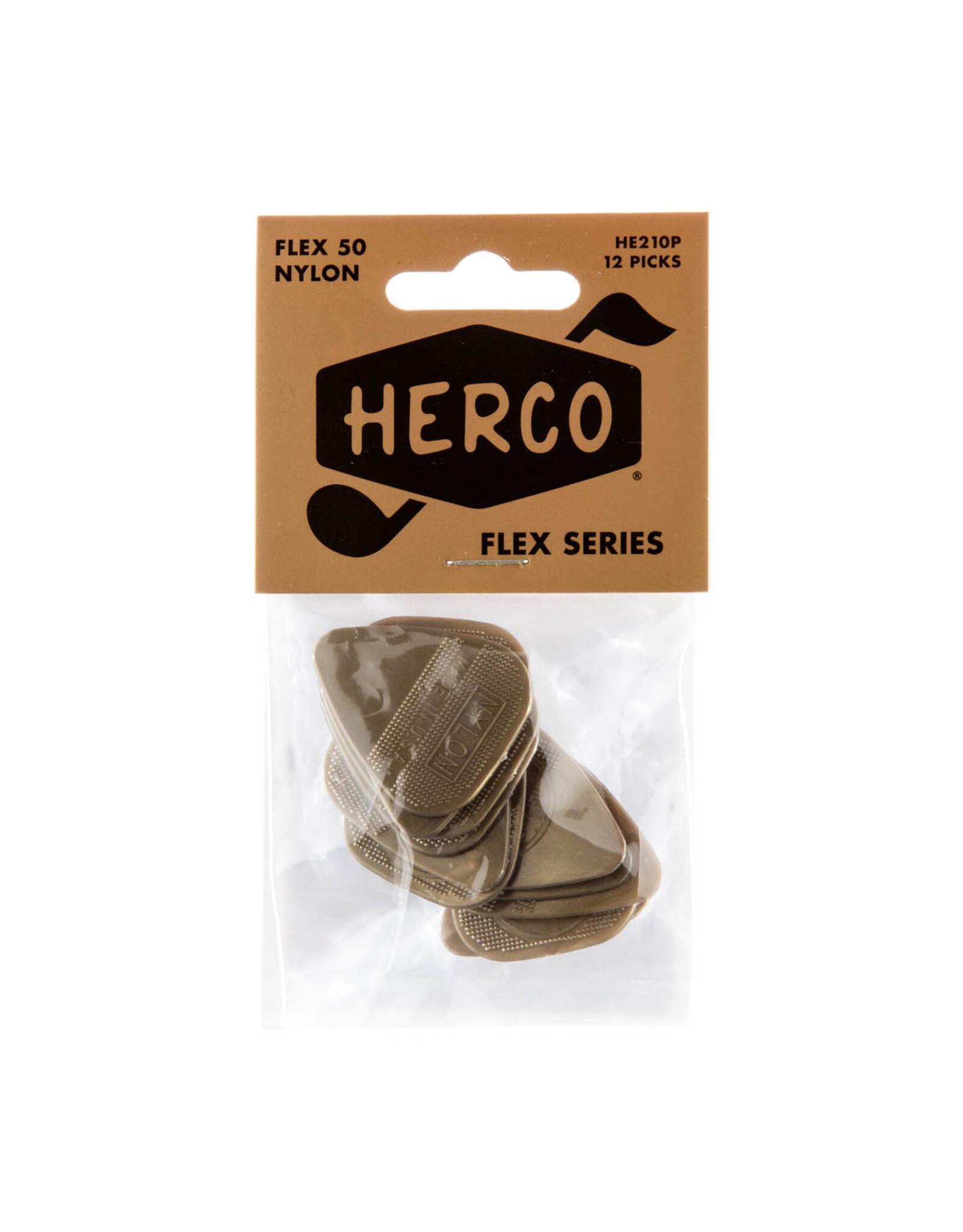 Dunlop HERCO FLEX 50 MEDIUM-GOLD-12/PLAYER PACK