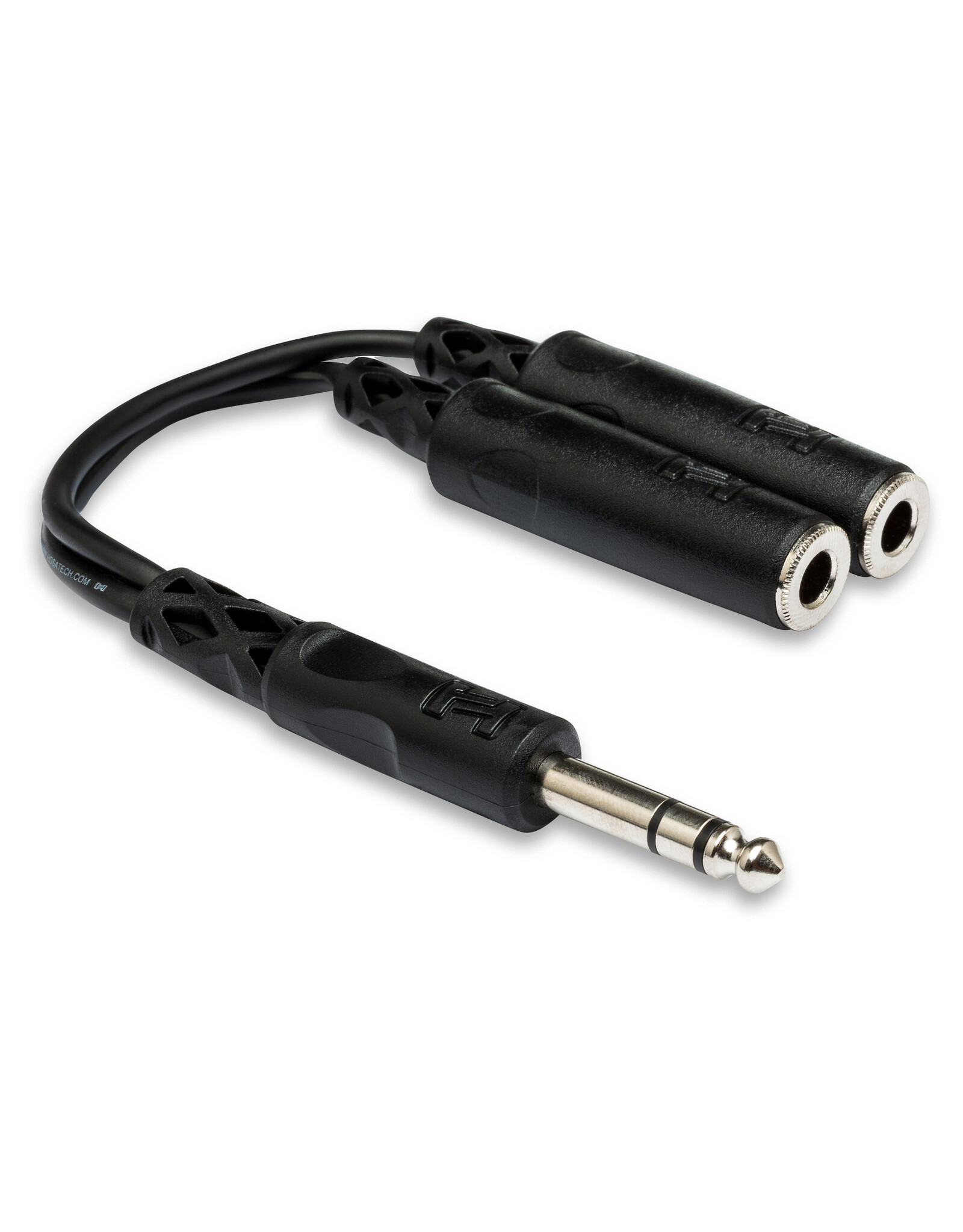 Hosa Y Cable, 1/4 in TRS to Dual 1/4 in TRSF