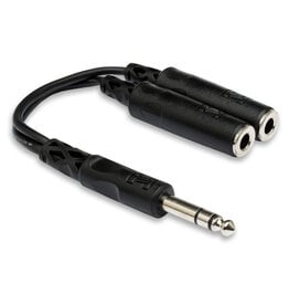 Hosa Hosa Y Cable, 1/4 in TRS to Dual 1/4 in TRSF