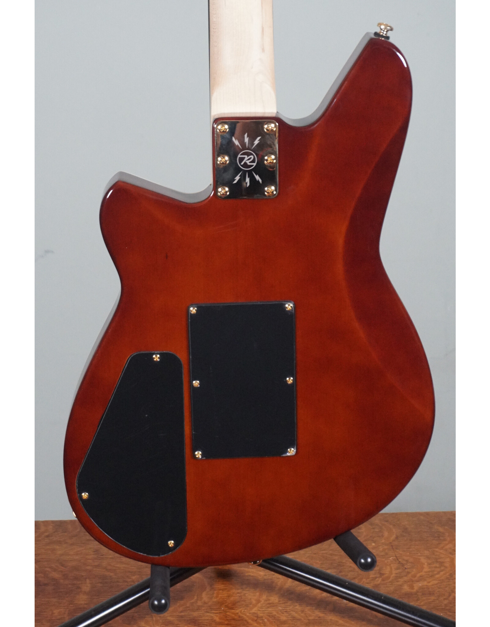 Reverend Reverend Kingbolt RA Floyd Rose Electric Guitar, Coffee Burst Flame Maple
