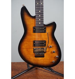 Reverend 2024 Reverend Kingbolt RA Floyd Rose Electric Guitar, Coffee Burst Flame Maple