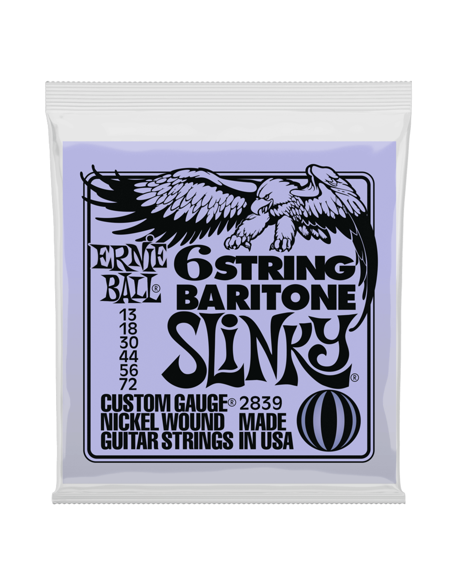 Ernie Ball Ernie Ball Slinky Baritone Strings 13-72