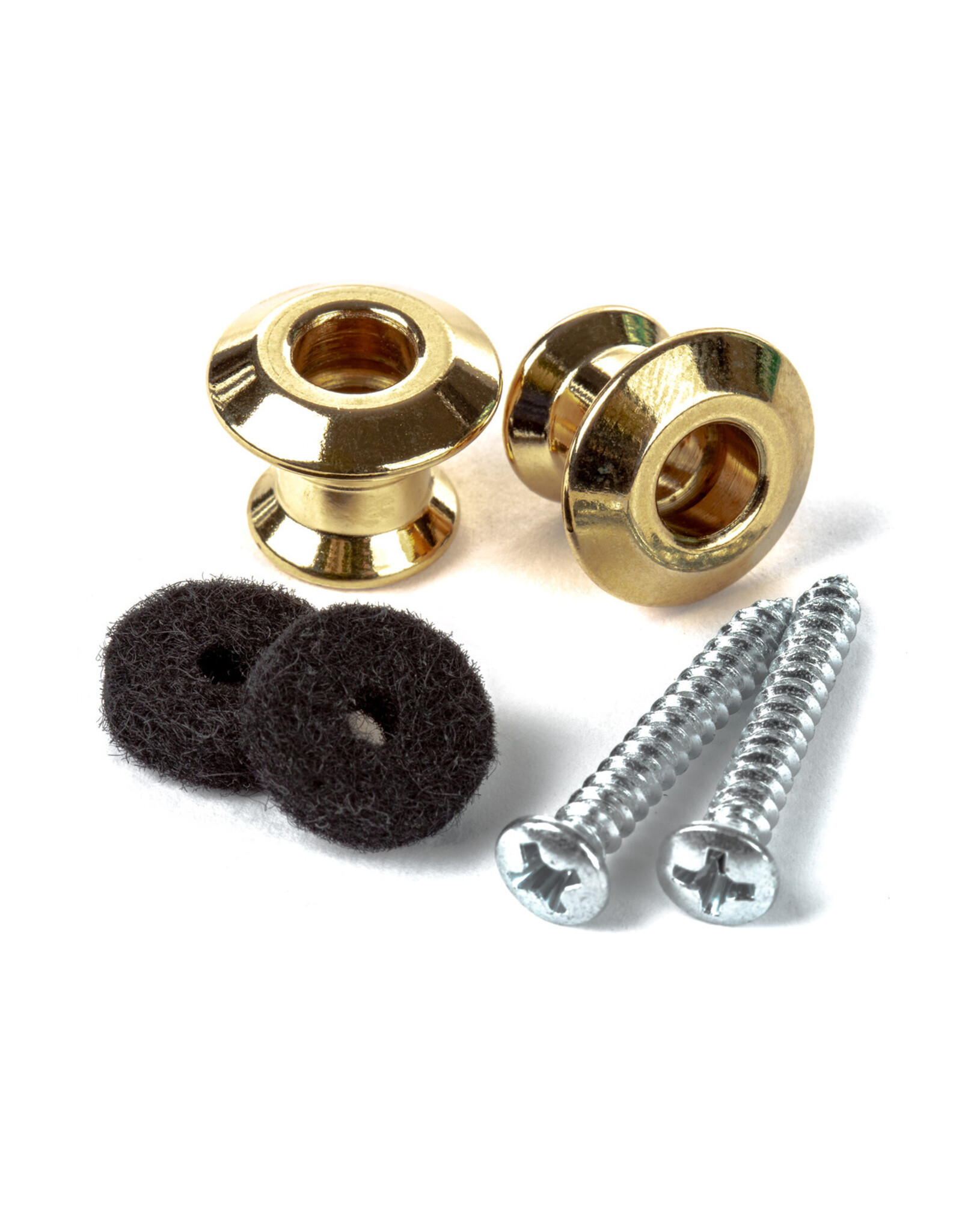 Dunlop Dunlop Straplok Dual Design Strap Button Set - Gold