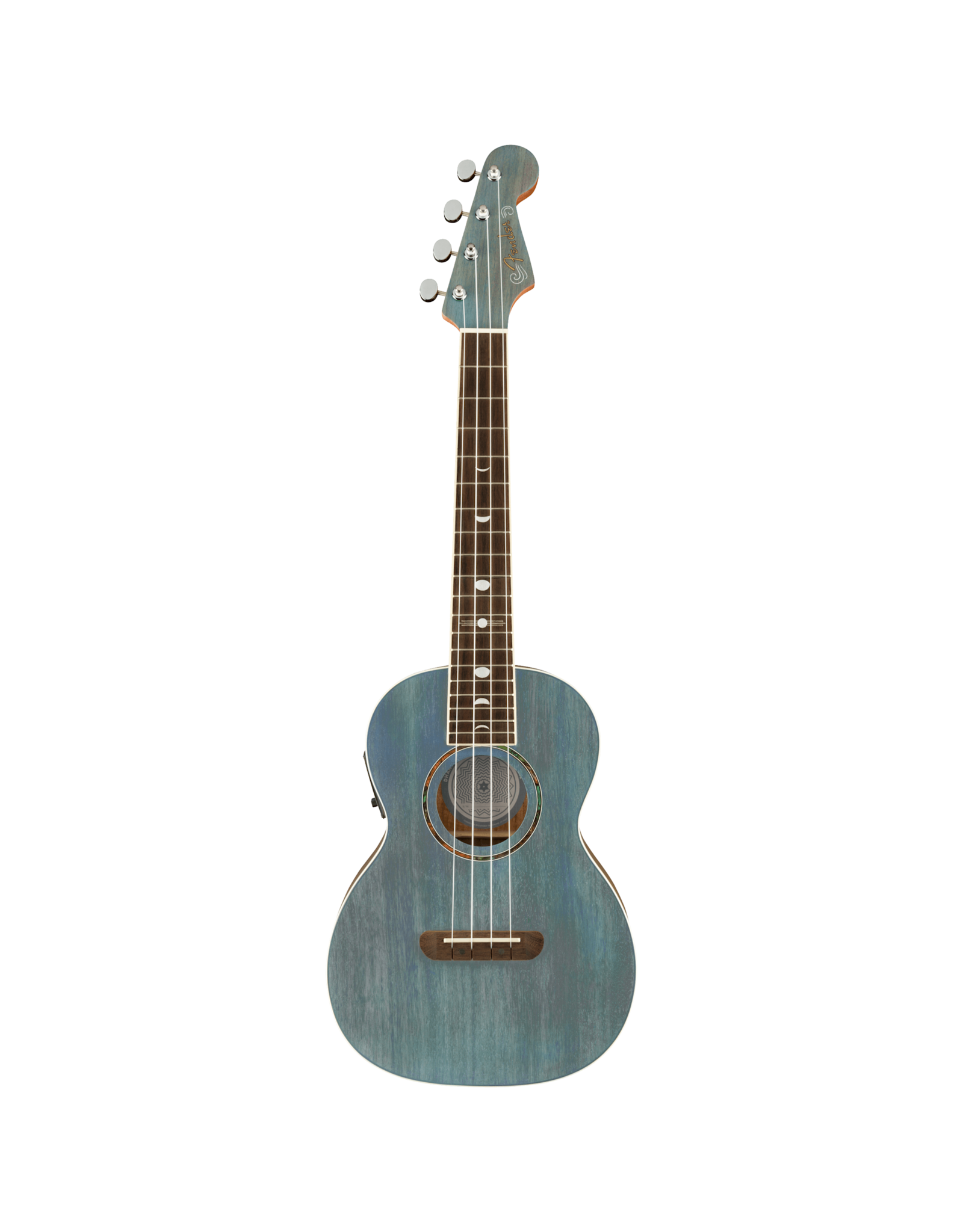 Fender Fender Dani Harrison Uke, Walnut Fingerboard, Turquoise w/ Gig Bag