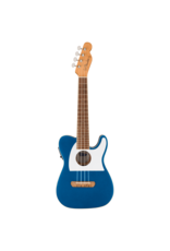 Fender Fender Fullerton Tele Uke, Walnut Fingerboard, White Pickguard, Lake Placid Blue