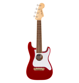 Fender Fender Fullerton Strat Uke, Walnut Fingerboard, White Pickguard Candy Apple Red