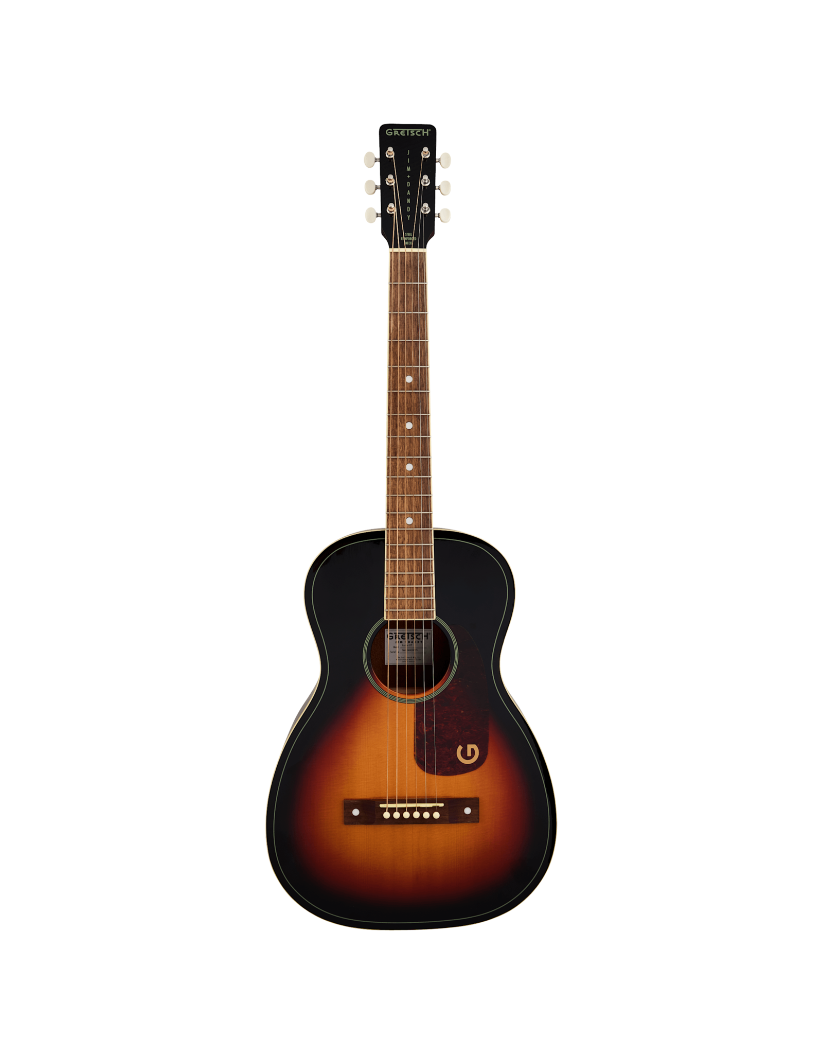 Gretsch Gretsch Jim Dandy Parlor LTD, Solid Top, Walnut Fingerboard, Heritage Burst