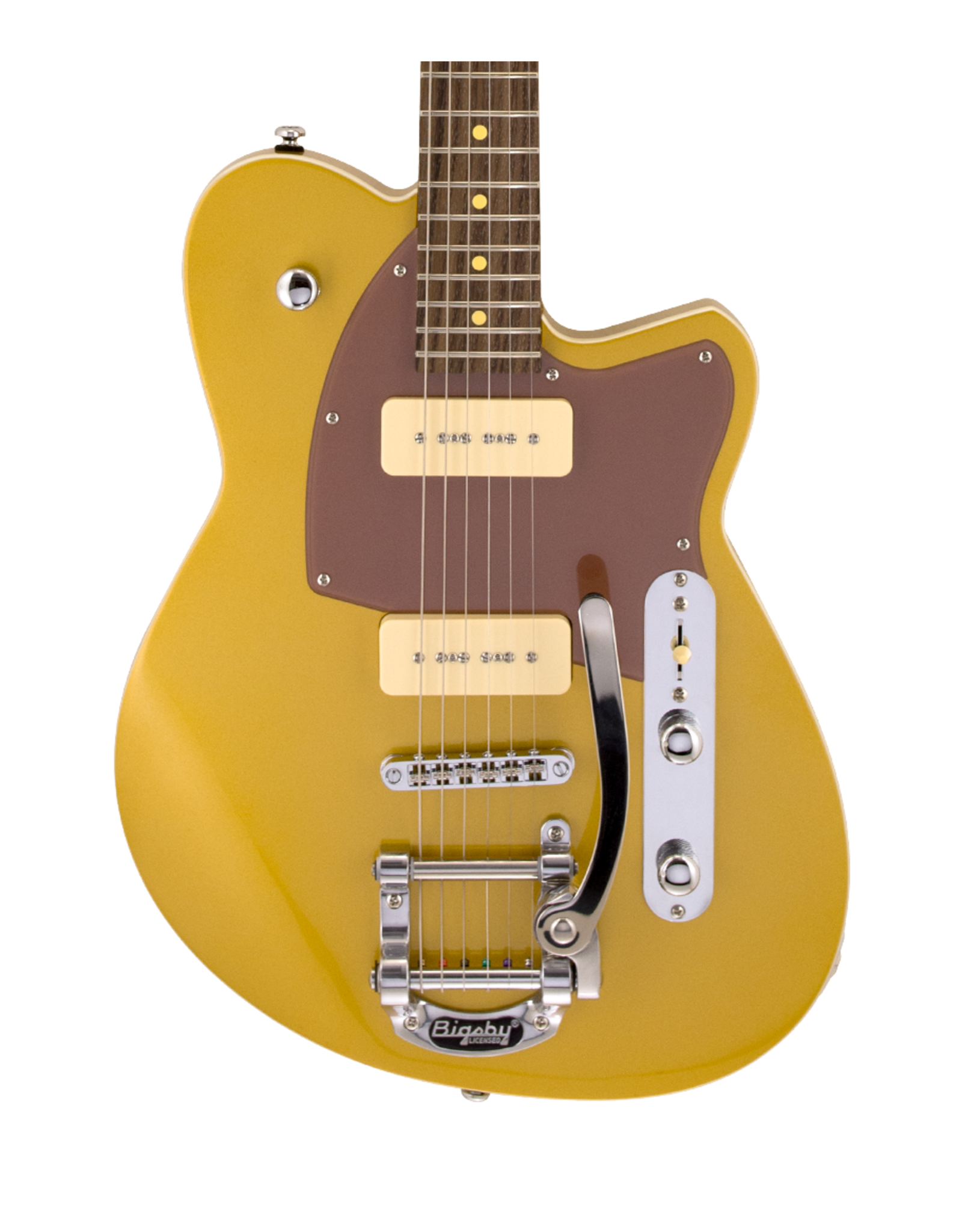 Reverend Reverend Charger 290 Bigsby Electric Guitar, Venetian Gold