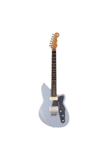 Reverend Reverend Double Agent W Electric Guitar, Metallic Silver Freeze