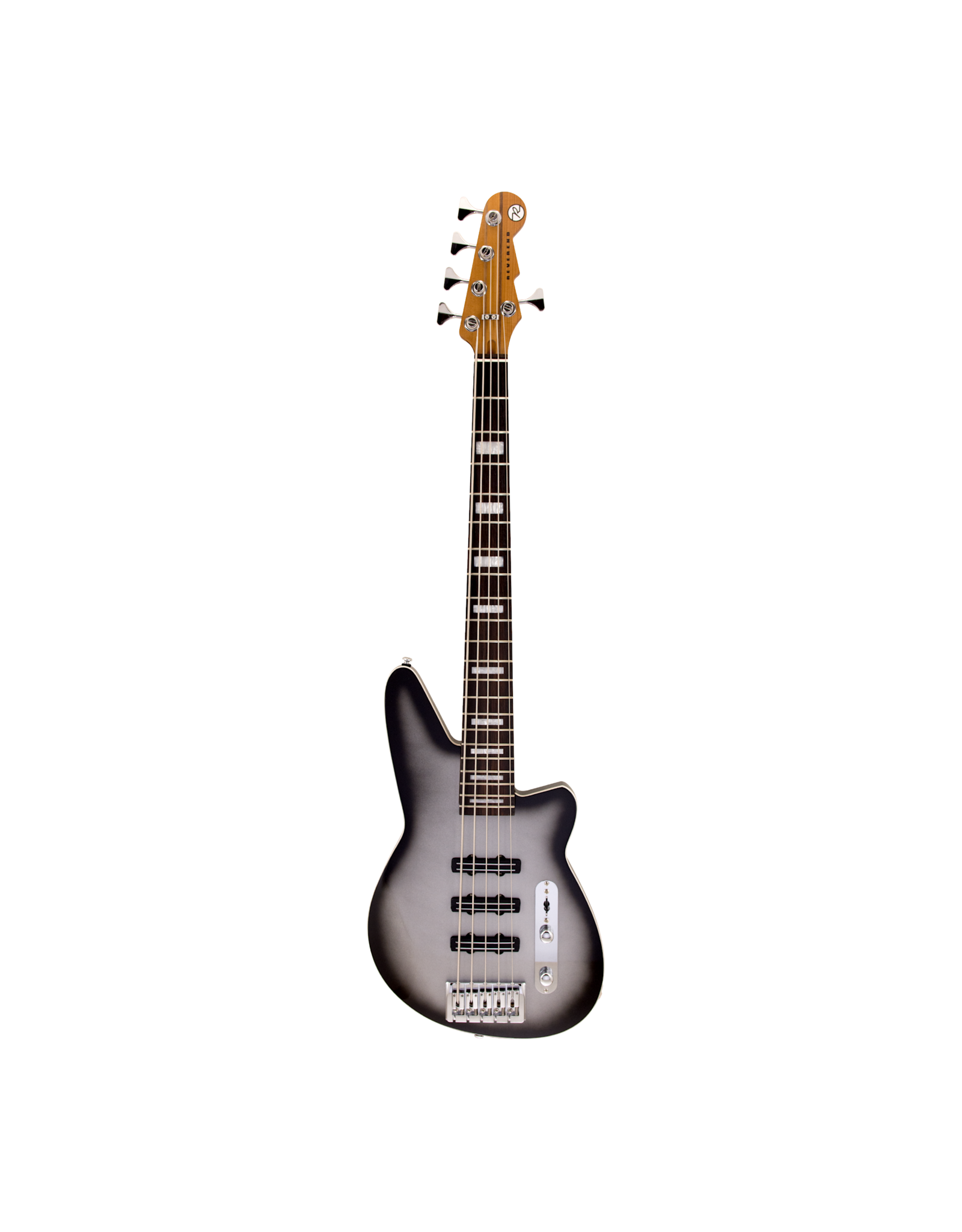 Reverend Reverend Triad 5 Bass Guitar, Silver Burst