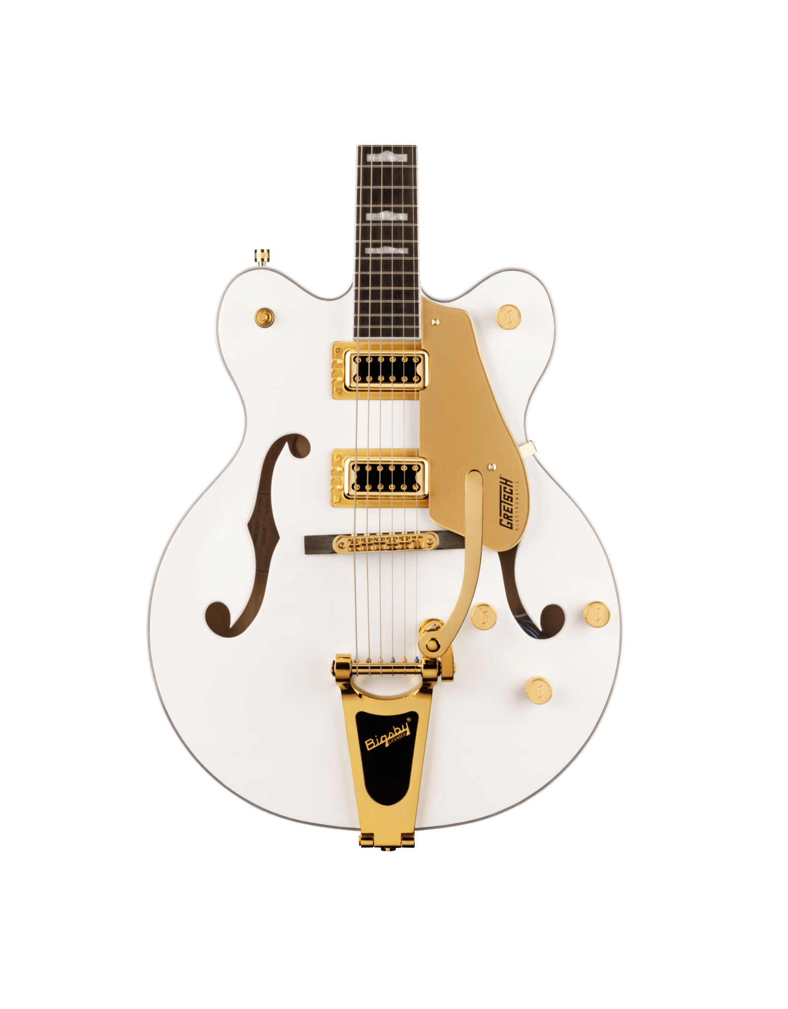 Gretsch Gretsch G5422TG Electromatic Hollow Body Double-Cut with Bigsby/Gold Hardware, Snowcrest White