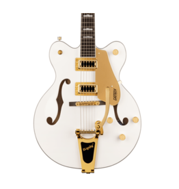 Gretsch Gretsch G5422TG Electromatic Hollow Body Double-Cut with Bigsby/Gold Hardware, Snowcrest White