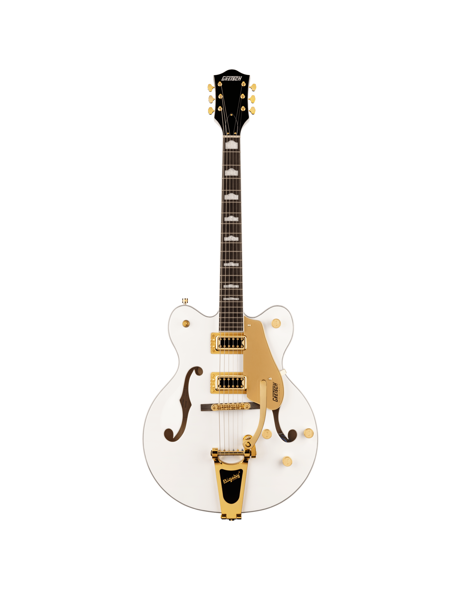 Gretsch Gretsch G5422TG Electromatic Hollow Body Double-Cut with Bigsby/Gold Hardware, Snowcrest White